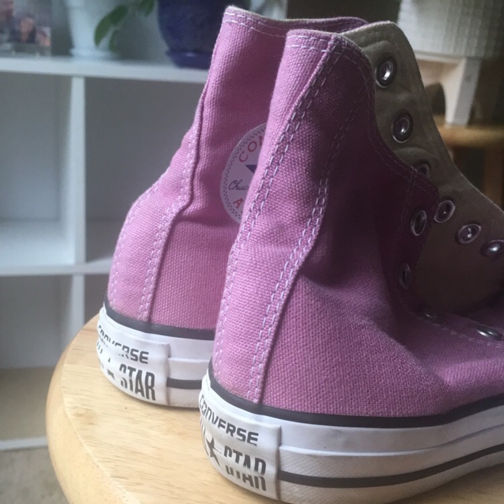 Purple/Pink Converse High Tops
